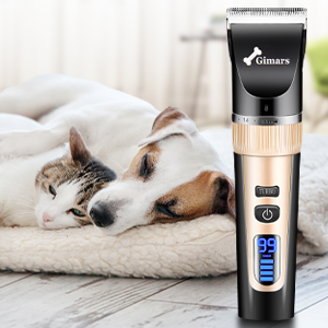 Gimars 3.0 Motor Sharp Cordless Low Noise Dog Electric Shaver Clippers is Launched